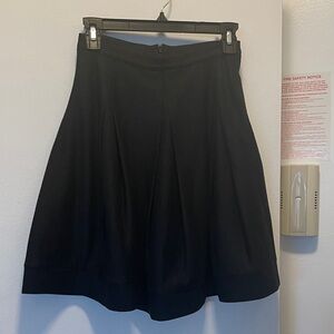 Zac Posen Black Wool Skirt